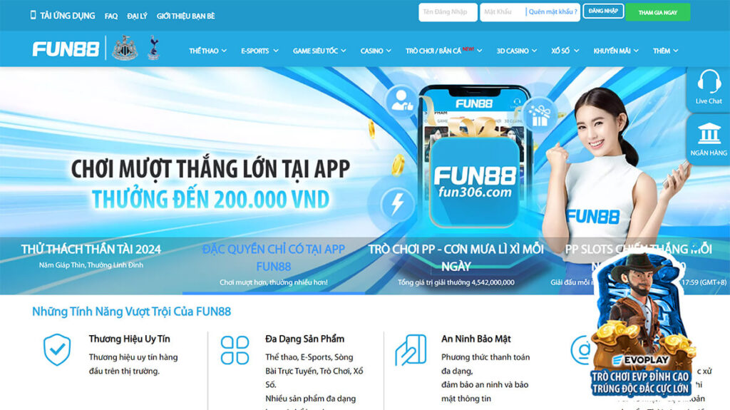 Review Sòng bạc Fun88 Fun88
